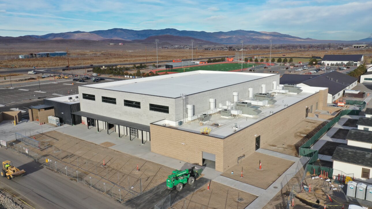 Institutional Current Project Fernley High Gym Dining Kitchen Contractor CORE Construction scaled